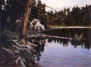 Johnson, Frank Tenney Cove in Yellowstone Park oil painting picture wholesale
